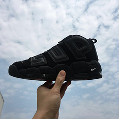 大Air皮蓬联名黑色原厂标385475SupremexNikeAirMoreUptempo902290001