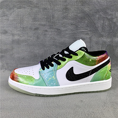 乔1炫彩星际迷航星云3646AirJordan1lowCW7310909