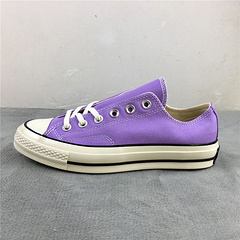 匡威1970s紫色低帮帆布鞋紫丁香色Get毒版3644CONVERSE