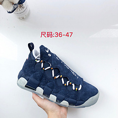 原装工艺专供外贸AirMoreMoneyQS慈善皮蓬系列原盒原配可拆卸配件一鞋两穿客定原厂漆皮全掌开窗气垫尺码36475