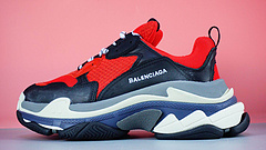 ZG版本BalenciagaTripleS巴黎世家复古老爹鞋原底八层组合TPU大底独家走货柜版本代工厂3D档案和网布配套官方原配套鞋盒鞋带防尘纸配套市面唯一能和公司货比拼的版本