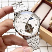 统一价510品牌欧米茄OMEGA款式尊贵绅士潮男腕表机械尺寸43mm12mm机芯三针飞轮全自动机械镜面矿物质水晶玻璃材料316精钢表扣折叠扣精致打造完美呈现SZ精品力推欢迎转