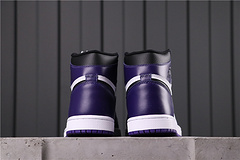 乔1高帮乔丹AirJordan真标AJ1aj1乔丹1代乔1乔丹1代高帮系列AirJordan1HighOGCourtPurple