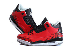 乔丹AirJordanAJ3乔丹3代乔3乔丹3篮球鞋男鞋乔3公牛红4147